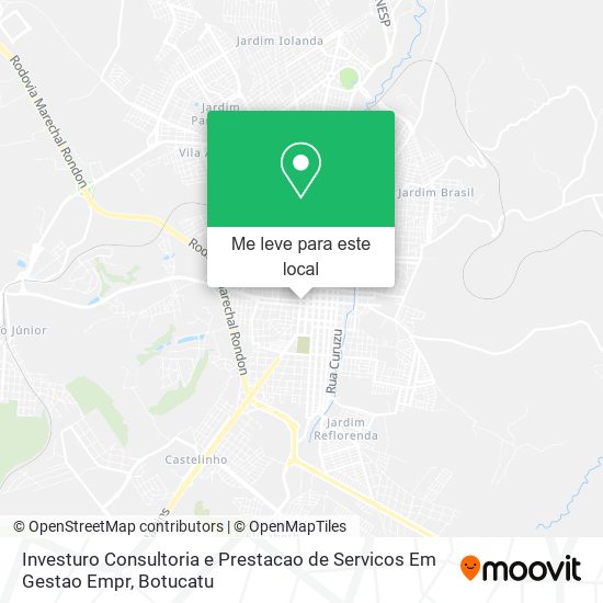 Investuro Consultoria e Prestacao de Servicos Em Gestao Empr mapa