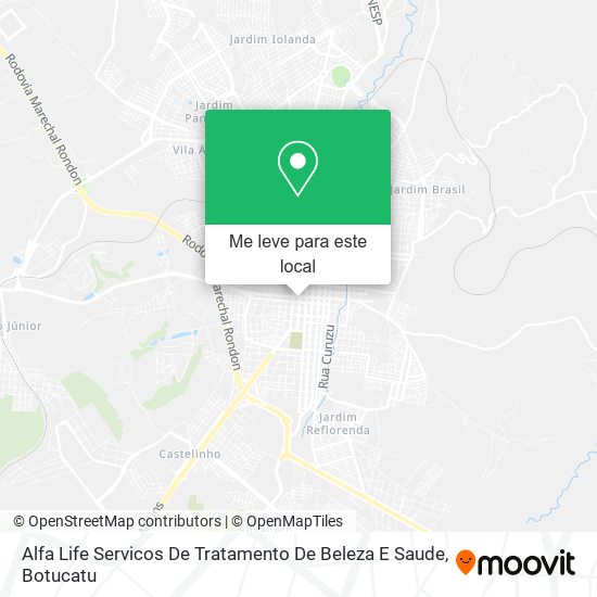 Alfa Life Servicos De Tratamento De Beleza E Saude mapa