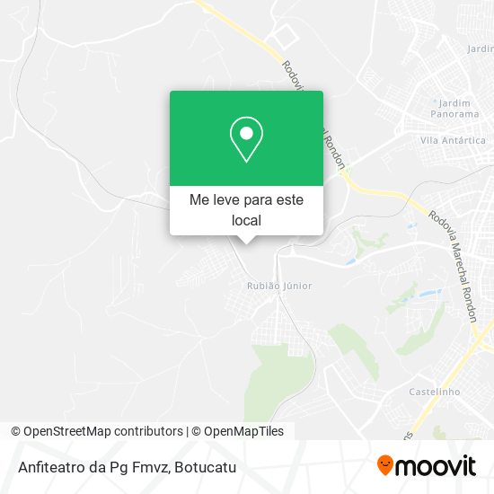 Anfiteatro da Pg Fmvz mapa