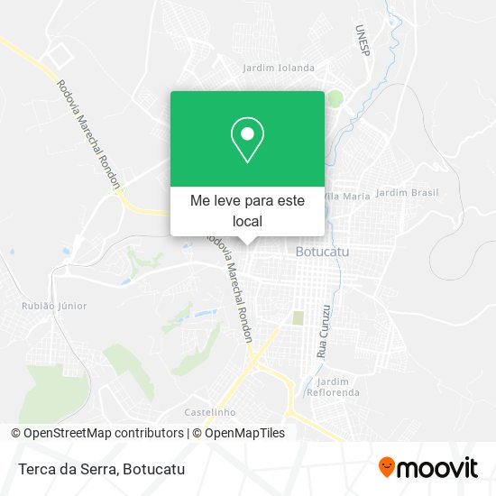 Terca da Serra mapa