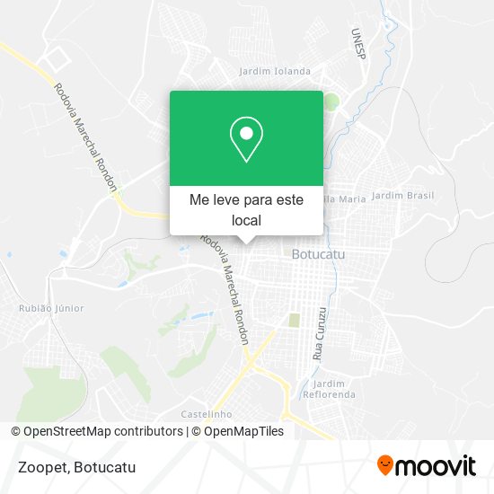 Zoopet mapa