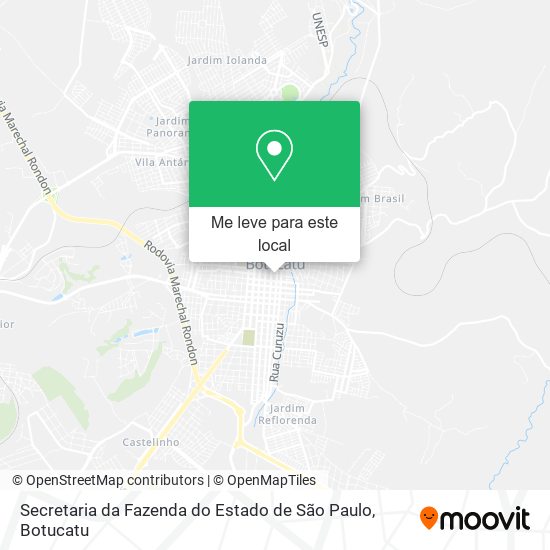 Secretaria da Fazenda do Estado de São Paulo mapa