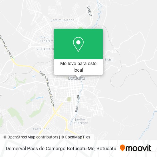 Demerval Paes de Camargo Botucatu Me mapa