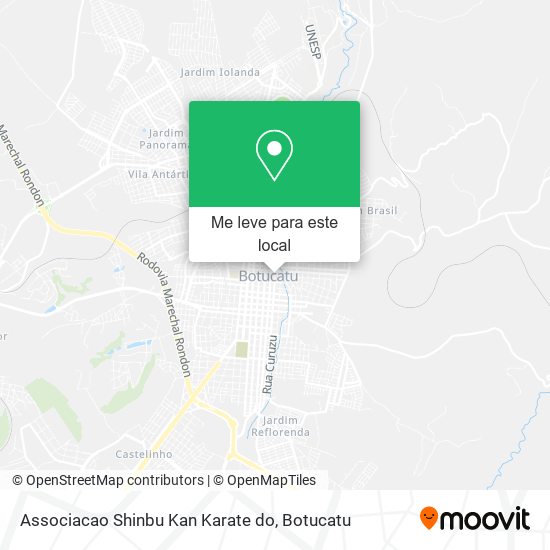 Associacao Shinbu Kan Karate do mapa