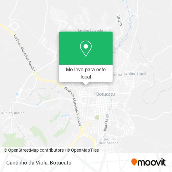 Cantinho da Viola mapa