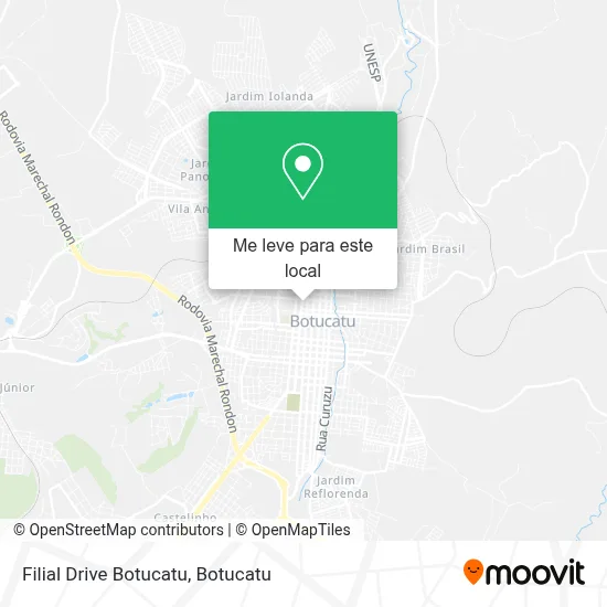 Filial Drive Botucatu mapa