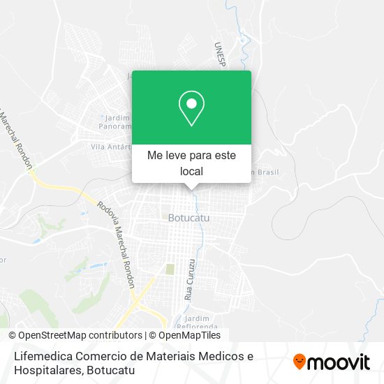 Lifemedica Comercio de Materiais Medicos e Hospitalares mapa