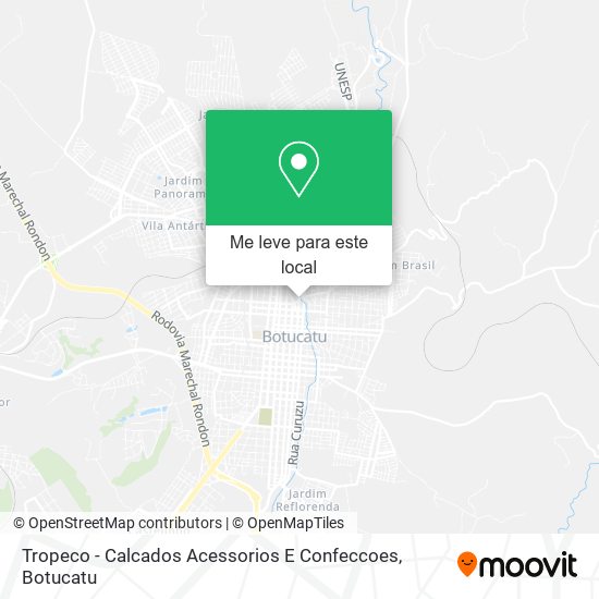 Tropeco - Calcados Acessorios E Confeccoes mapa