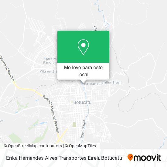 Erika Hernandes Alves Transportes Eireli mapa