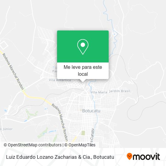 Luiz Eduardo Lozano Zacharias & Cia. mapa