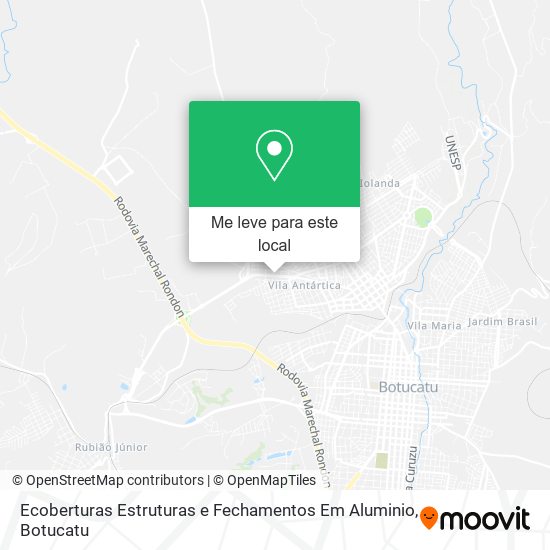 Ecoberturas Estruturas e Fechamentos Em Aluminio mapa