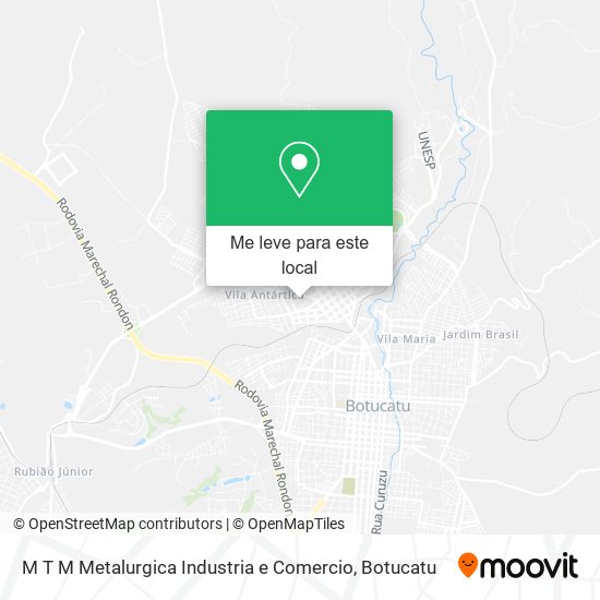 M T M Metalurgica Industria e Comercio mapa