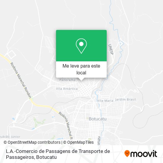 L.A.-Comercio de Passagens de Transporte de Passageiros mapa