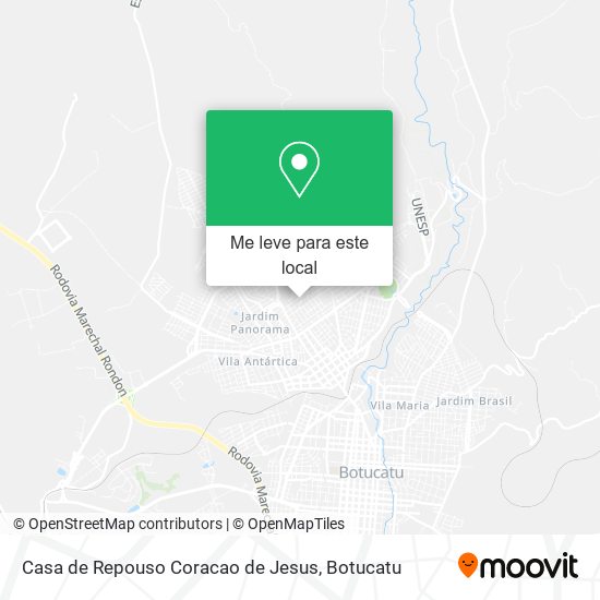 Casa de Repouso Coracao de Jesus mapa