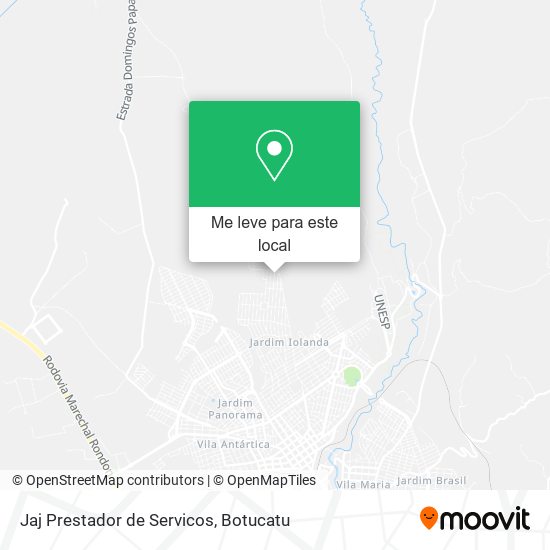 Jaj Prestador de Servicos mapa