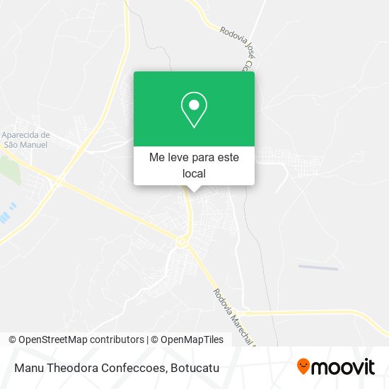 Manu Theodora Confeccoes mapa