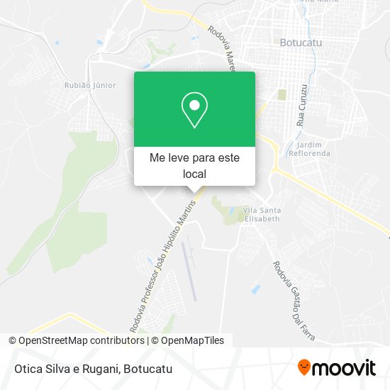 Otica Silva e Rugani mapa