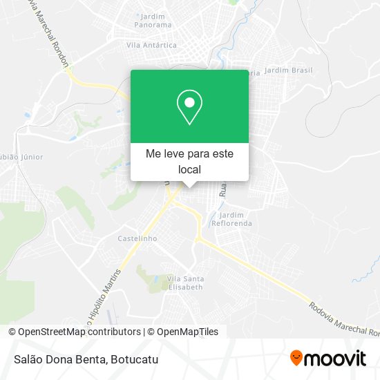 Salão Dona Benta mapa