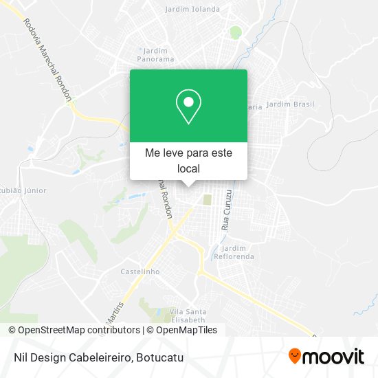 Nil Design Cabeleireiro mapa