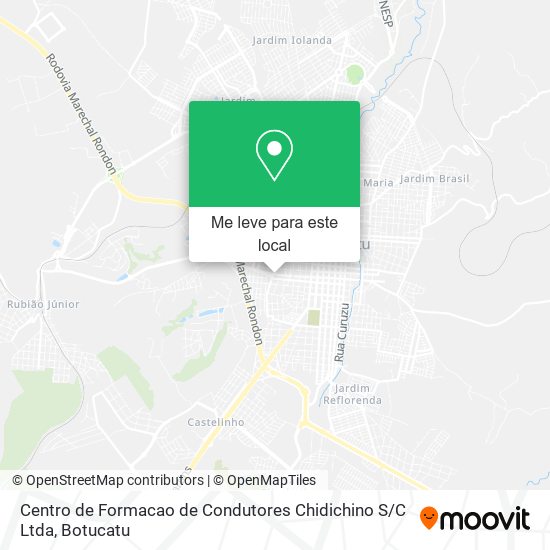 Centro de Formacao de Condutores Chidichino S / C Ltda mapa