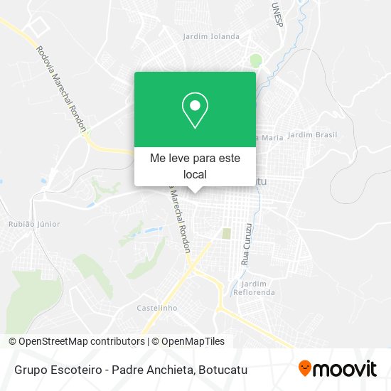 Grupo Escoteiro - Padre Anchieta mapa