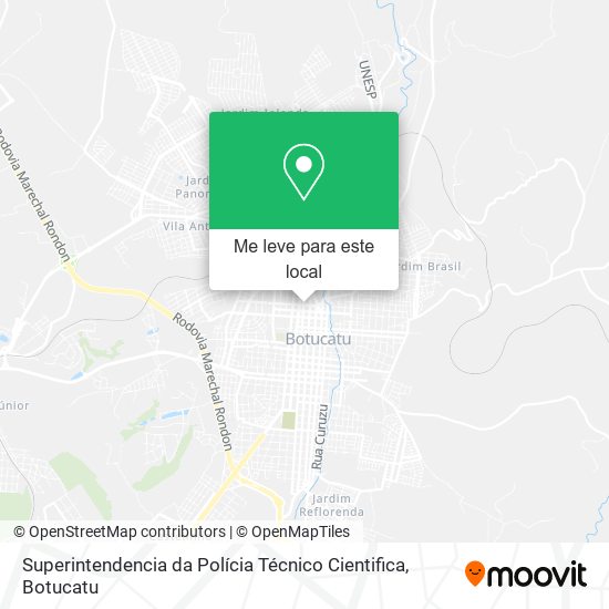 Superintendencia da Polícia Técnico Cientifica mapa