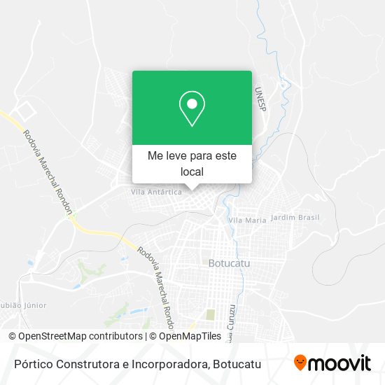 Pórtico Construtora e Incorporadora mapa