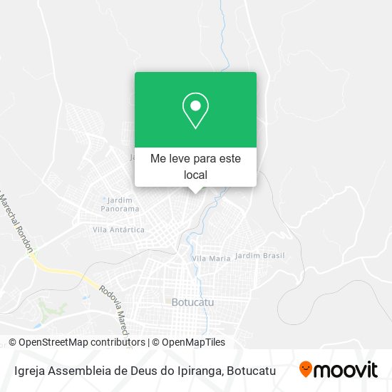 Igreja Assembleia de Deus do Ipiranga mapa