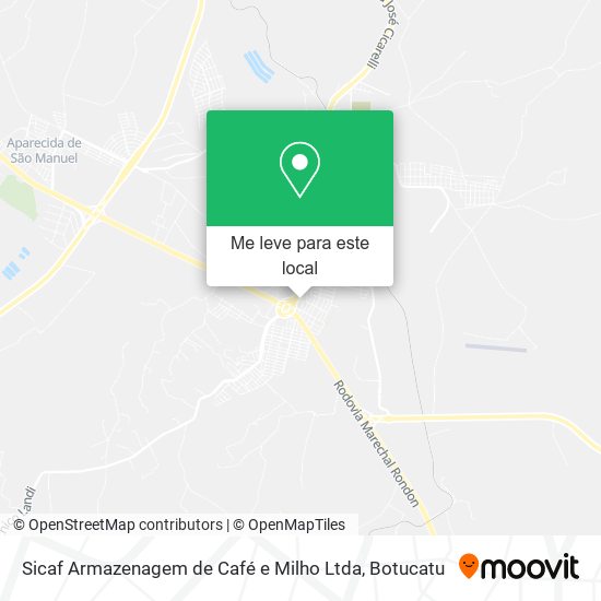 Sicaf Armazenagem de Café e Milho Ltda mapa