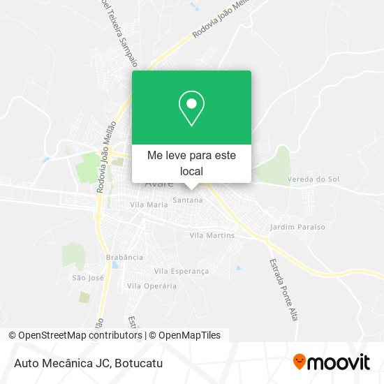 Auto Mecânica JC mapa