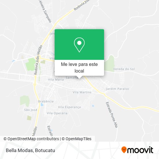 Bella Modas mapa