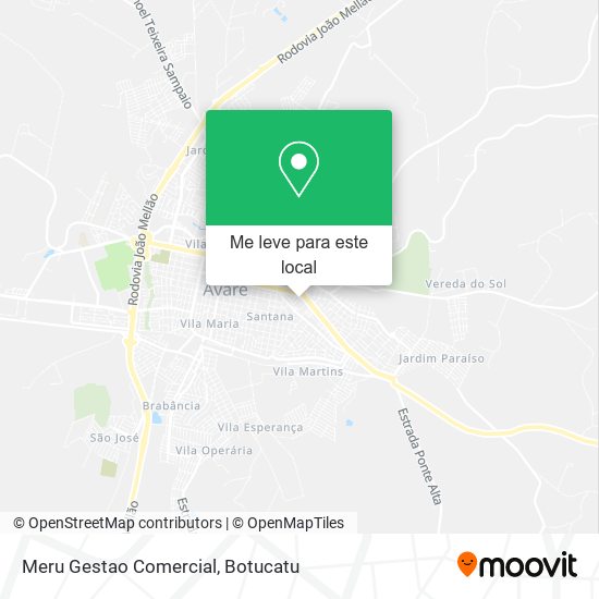 Meru Gestao Comercial mapa