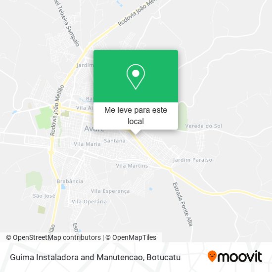 Guima Instaladora and Manutencao mapa