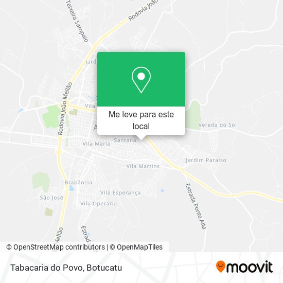 Tabacaria do Povo mapa