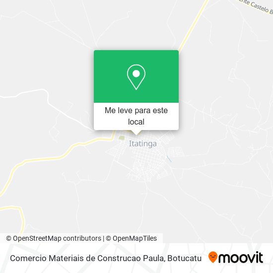 Comercio Materiais de Construcao Paula mapa