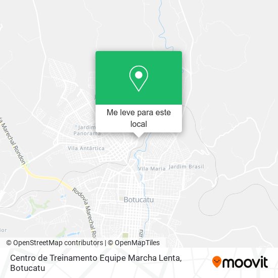 Centro de Treinamento Equipe Marcha Lenta mapa