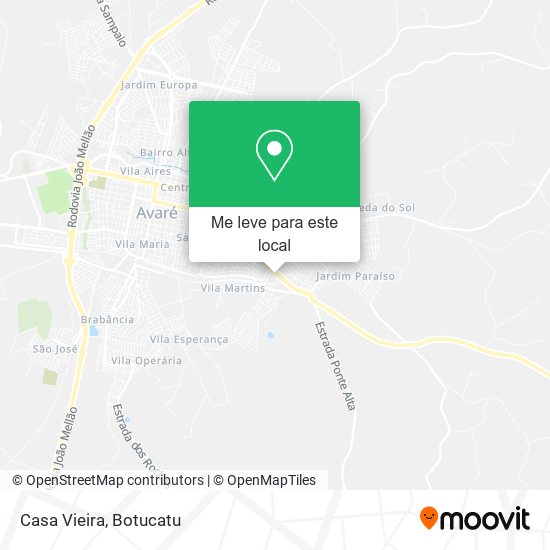 Casa Vieira mapa