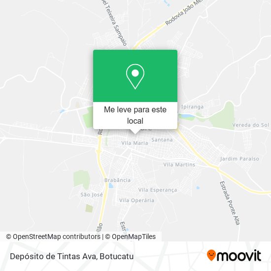 Depósito de Tintas Ava mapa