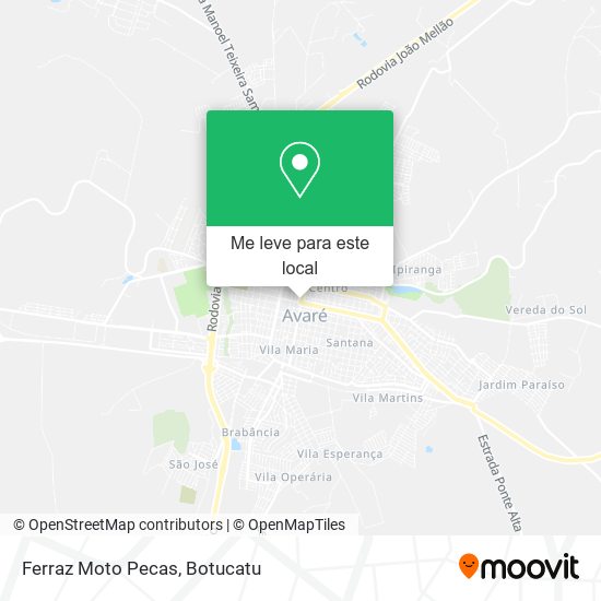 Ferraz Moto Pecas mapa