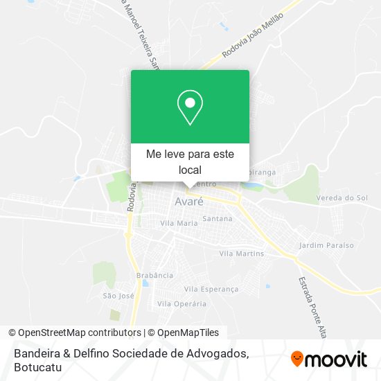 Bandeira & Delfino Sociedade de Advogados mapa