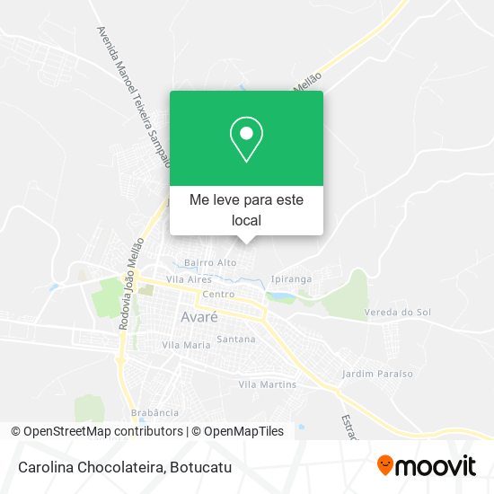 Carolina Chocolateira mapa