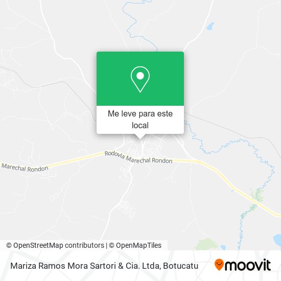 Mariza Ramos Mora Sartori & Cia. Ltda mapa