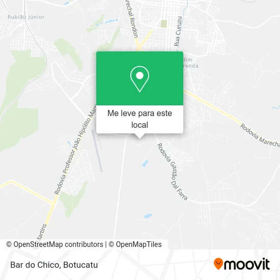 Bar do Chico mapa