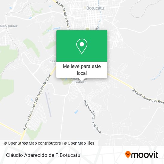 Cláudio Aparecido de F mapa