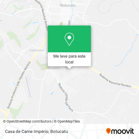 Casa de Carne Império mapa