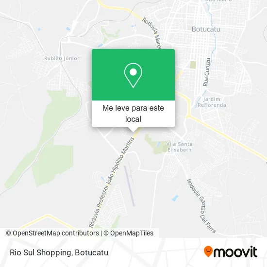 Rio Sul Shopping mapa