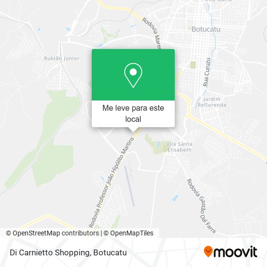 Di Carnietto Shopping mapa