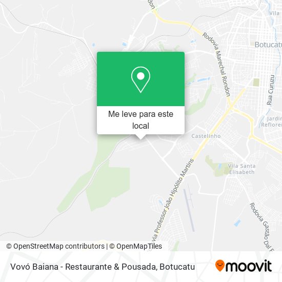 Vovó Baiana - Restaurante & Pousada mapa