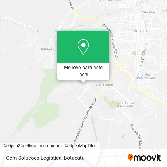 Cdm Solucoes Logistica mapa
