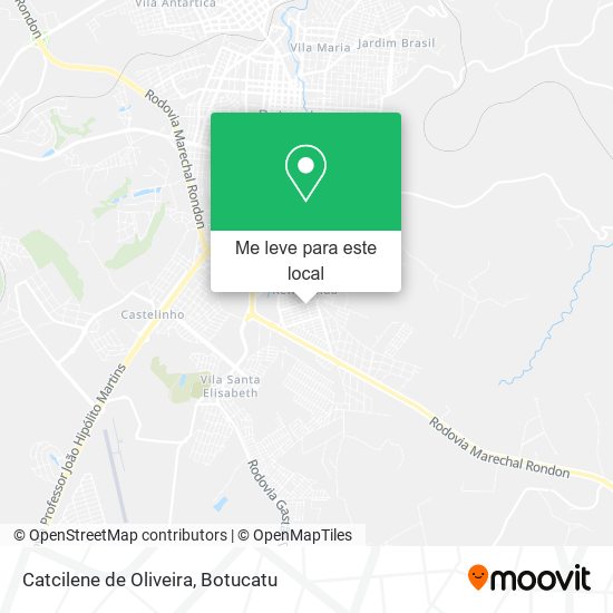 Catcilene de Oliveira mapa